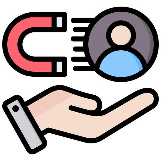 Ícone representando retenção de talentos